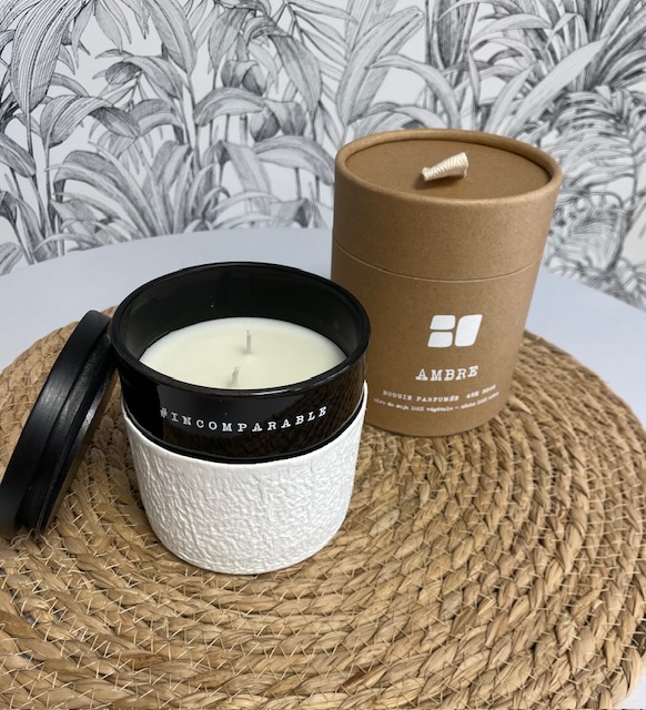 Bougie empreinte Ambre