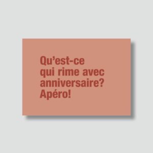 Carte anniversaire