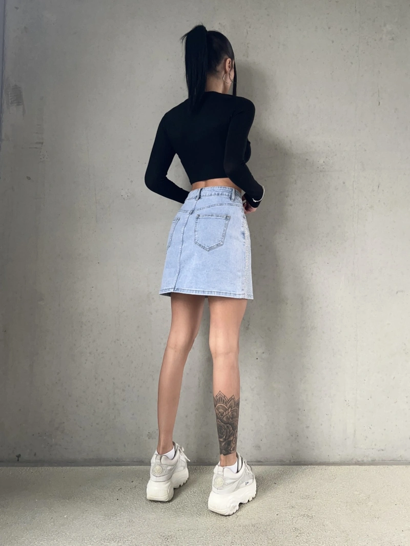 Jupe courte en jean – Image 5