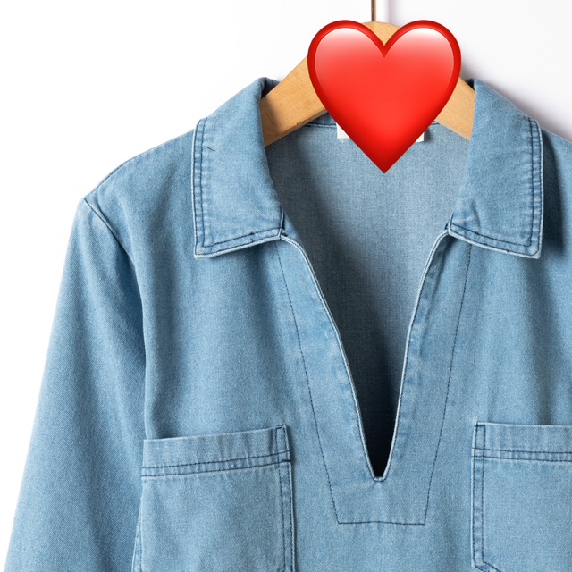 Robe chemise en jean – Image 2