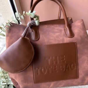 Sac cabas marron The tote bag