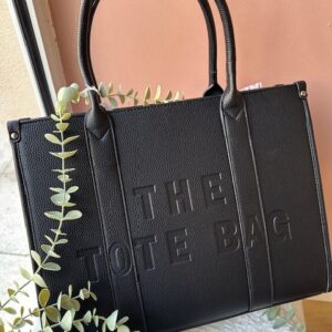 Sac cabas noir The tote bag