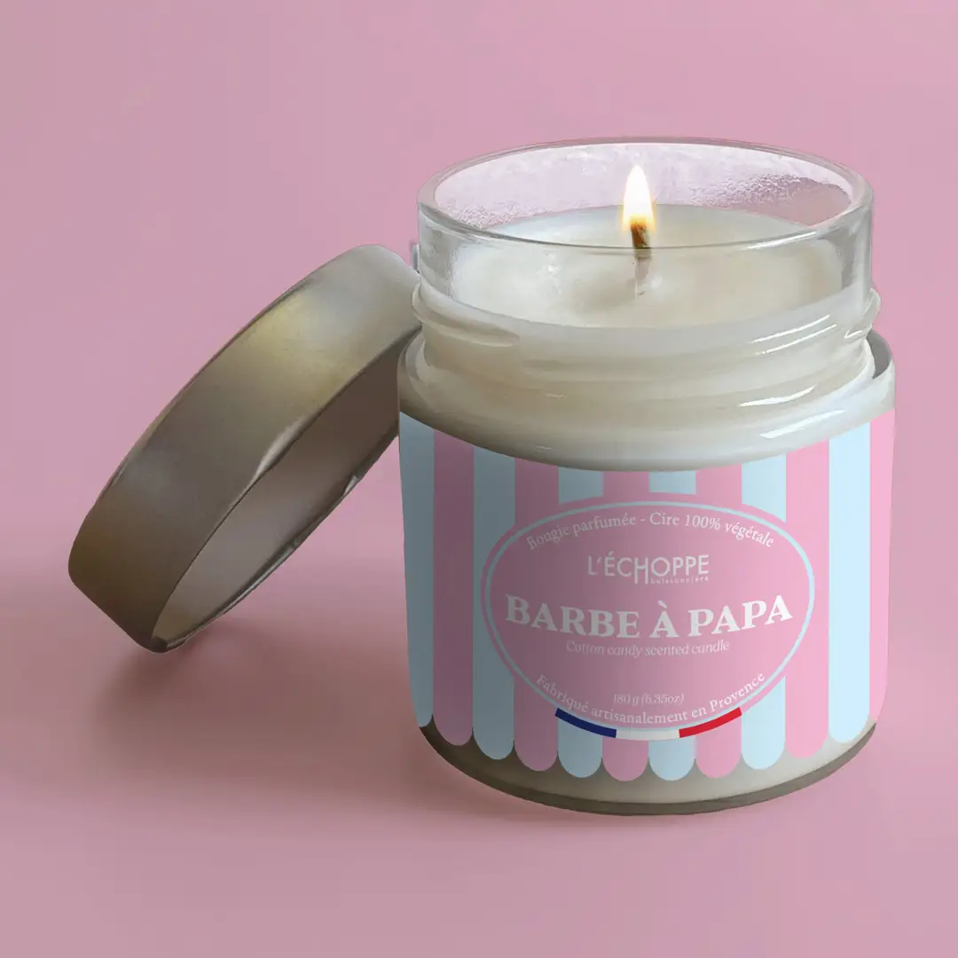 Bougie Barbe à Papa
